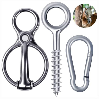 Horse Tie Ring Stainless Steel Training Equipment