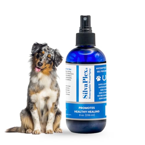 Animal Wound Spray with AG21 Chelated Silver, 8 oz, for Cuts, Burns, Scrapes, and Itching in Dogs, Cats, Horses, and Cows