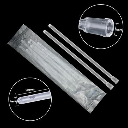 20ml Luer Lock Syringe with Cap and Soft Plastic Tube, Pack of 30 - size: 20ml - 4.0mm Tube