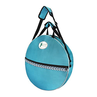 Horse and Calf Roping 3 Ropes Carry Bag Custom Designed with Reflective and Overlay Trims by Tahoe Tack - color: Turquoise