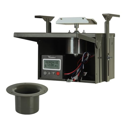 Highwild 12V Digital Deer Feeder Kit for Hunting, up to 8 Feed Times