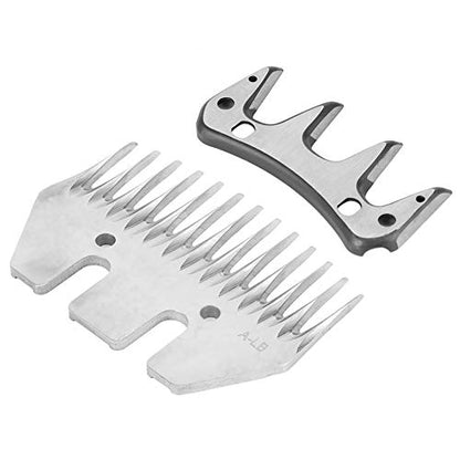 Stainless Steel Sheep Clippers Blade, High Hardness Cutting Shearing Cutter Replacement, 13 Tooth Straight Blade, for Sheep Grooming(13 Tooth)