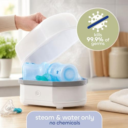 Chicco 3-in-1 Electric Steam Sterilizer for Baby Bottles & Accessories - size: Countertop Sterilizer, style: 3-in-1 Modular Sterilizer - New Model