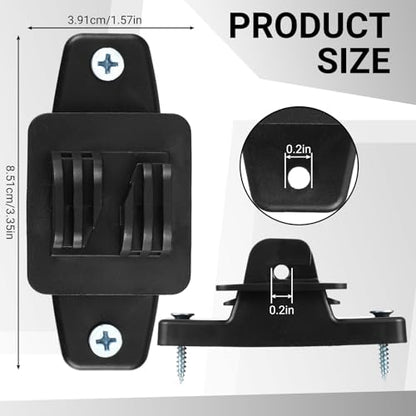 Pushglossy 50 Pcs Electric Wire Fence Insulators Wood Fence Post, Black - color: Black