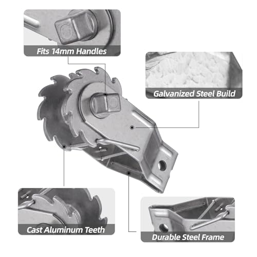 Electric Fence Wire Strainers, 20-Pack Inline Ratchet Tensioners