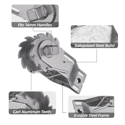 Electric Fence Wire Strainers, 20-Pack Inline Ratchet Tensioners