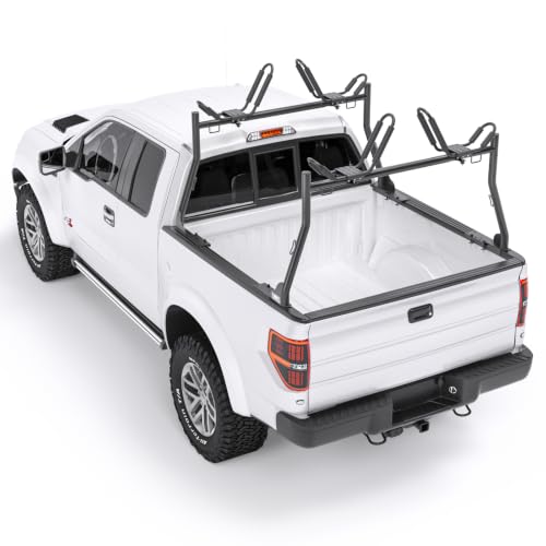 Model X31-J Truck Ladder Rack with 2 Sets Kayak J-Racks - color: KX-3155-BLK