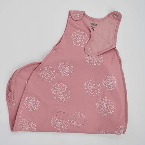 Woolino 4 Season Ultimate Baby Sleep Sack, Merino Wool Baby Sleeping Bag, Organic Cotton Outer, Adjustable 2-24 Months Size Fits Infants & Toddlers - Succulent - color: Succulent