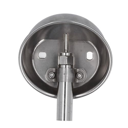 Automatic Pig Waterer, Stainless Steel Livestock Water Feeder with Special Valve System for Pigs Goats Sheep Dogs Cows (Small Size) - size: Small Size