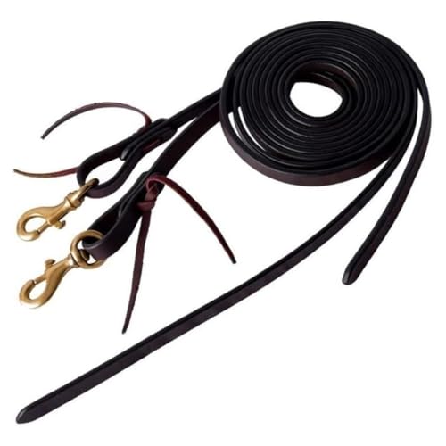Tucker 5/8in Split Reins w/Brass Hardware