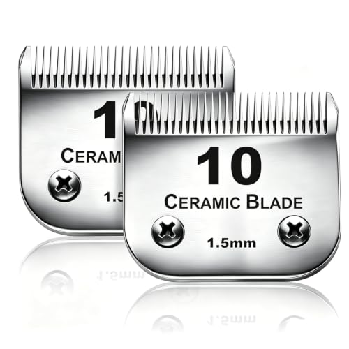 for Andis 10 Blades Dog Grooming Blades - size: 10-2PC