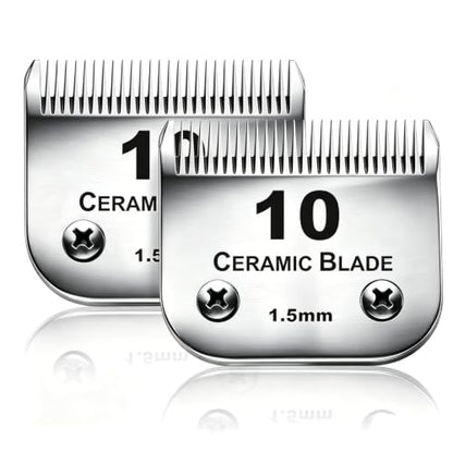 for Andis 10 Blades Dog Grooming Blades - size: 10-2PC