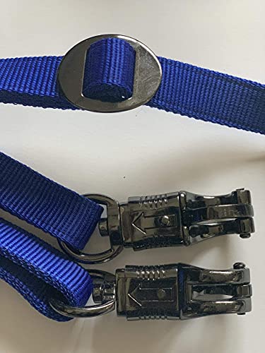 Majestic Ally Pack of 2, Double Thick Trailer Tie for Horse Haulage, with Adjustable Buckle, Panic Snap and Bull Snap – 1 Inch by 36 Inch (Hunter Green) - color: Hunter Green