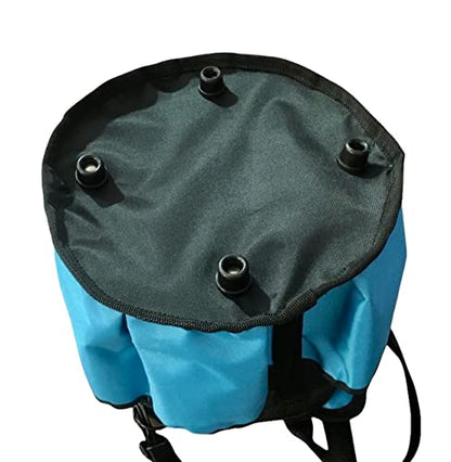Majestic Ally horse Grooming Organizer Tote Bag - color: Hurricane Blue