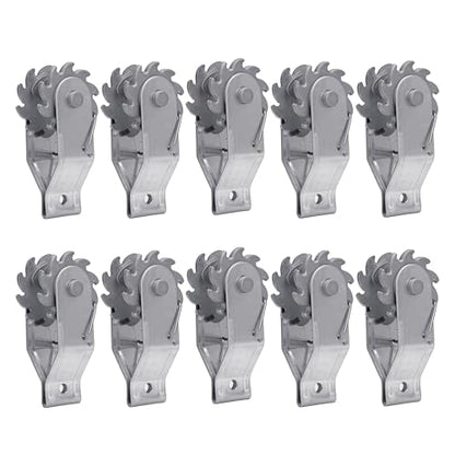 Electric Fence tensioner, High tensile Wire Fence tensioner for Farm 10pcs - color: SILVER, size: 10 pcs