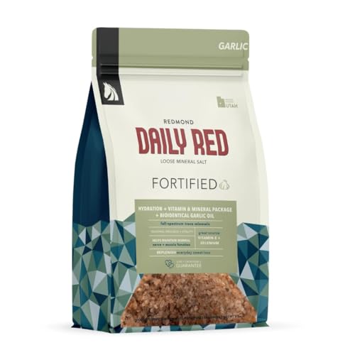 Daily Red Fortified w/Garlic - Horse Vitamin & Mineral Supplement 5 lb Pouch - size: 5 LB Garlic
