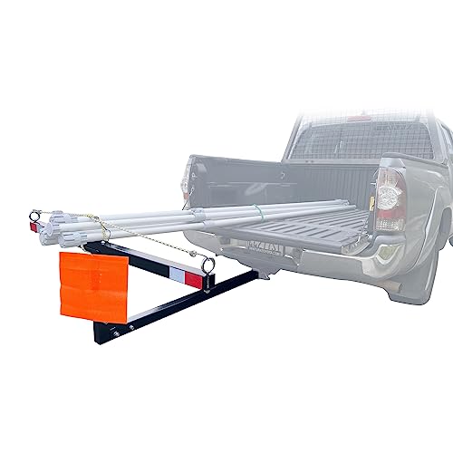 MaxxHaul 70229 Pick-Up Truck Bed Extender - 350 lb Capacity For Ladder, Rack, Canoe, Kayak, Long Pipes and Lumber , Black, 53.2 x 17.2 x 2.5 inches - size: 53.2 x 17.2 x 2.5 inches