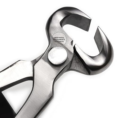 Farrier Hoof Nippers 12", Hoof Trimming, Horseshoeing, Trimmer Farrier Trimmers Tools Dropped Forged, Vanadium Steel, Premium
