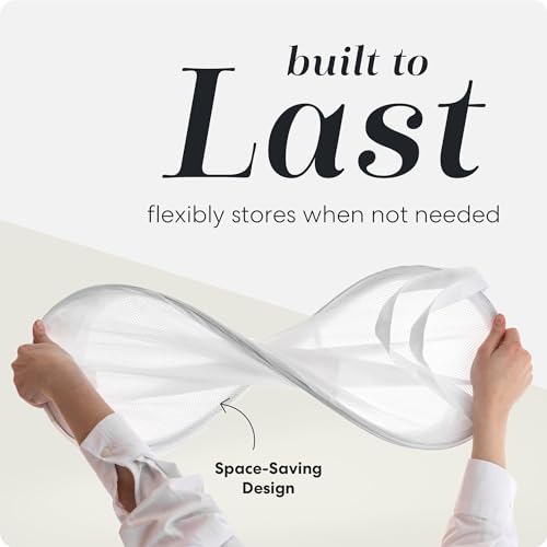Handy Laundry Pop Up Laundry Hamper 71L Sturdy Collapsible Mesh (White) - color: White, 1-PACK