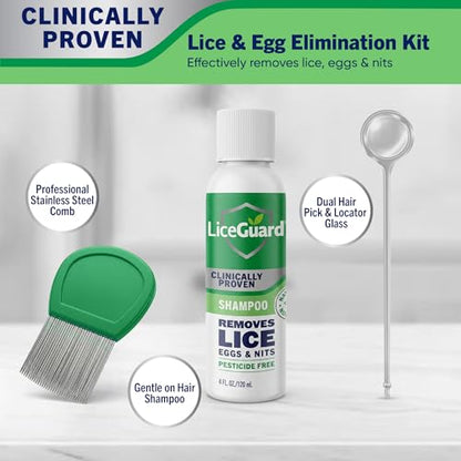 LiceGuard No-Nit Kit, Lice Treatment for Kids & Adults
