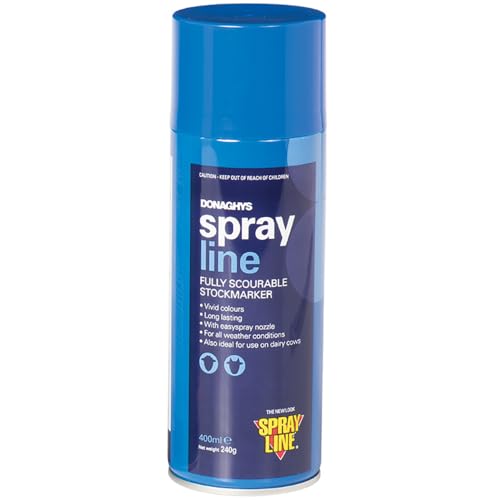 Sprayline Marking Paint for Sheep & Livestock (400mL - Blue) - style: 400mL - Blue