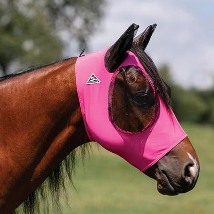 Professional's Choice, Comfort Fit Fly Mask, Pink, Cob - color: Pink, size: Small/Cob