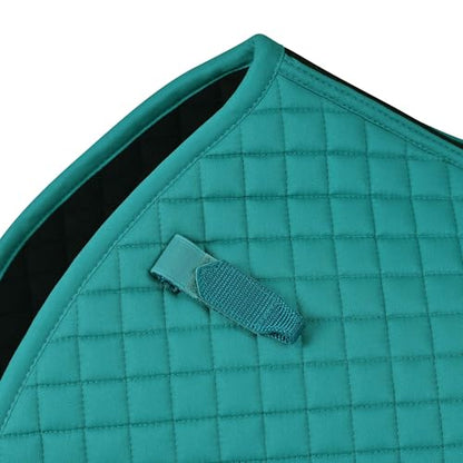 WeatherBeeta Prime Air-Tec Jump Shaped Saddle Pad - color: Dark Turquoise, size: Large