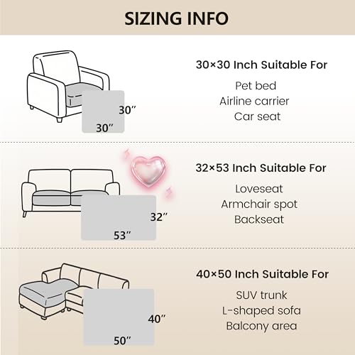 gogobunny Waterproof Armchair Covers for Pets, Anti Hair and Easy Care - color: Dark Blue, size: 30x30 Inch (Pack of 1)