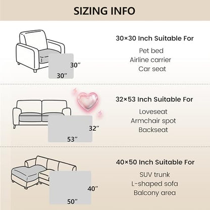 gogobunny Waterproof Armchair Covers for Pets, Anti Hair and Easy Care - color: Dark Chocolate, size: 30x30 Inch (Pack of 1)