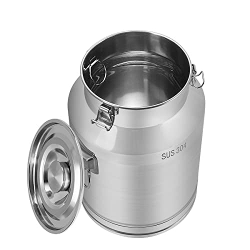 Fulgutonit Milk Can 28L/7.8 Gallon Stainless Steel Milking Jug Container