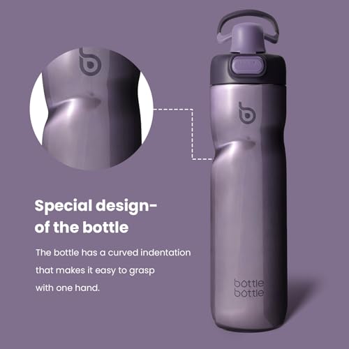 BOTTLE BOTTLE Insulated Water Bottle with Handle 24 oz purple - color: purple