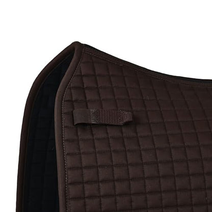 WeatherBeeta Prime Air-Tec Dressage Saddle Pad - color: Chocolate, size: Large