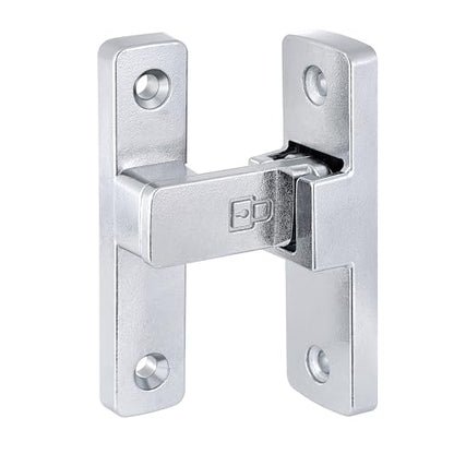 Silvery 90 Degree Barn Door Lock ，Right Angle Door Lock Latch - color: Silvery_90 Degree