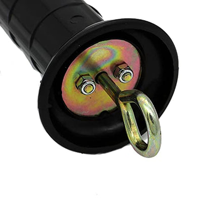 3 Pcs Plastic Electric Fence Gate Handle Insulators, Black