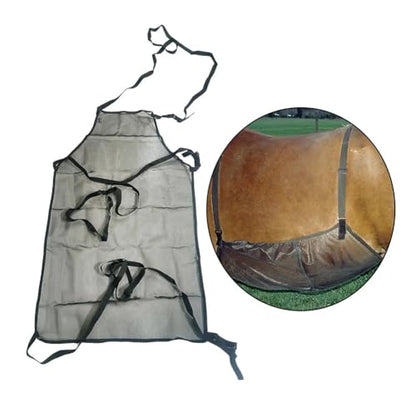 Horse Fly Sheet Belly Guard, Mesh Belly Protector with Adjustable Straps, Lightweight Fly Protection for Riding, All Breed Sizes, One Size, Unisex, Nylon Mesh, Summer, Spring, All Seasons