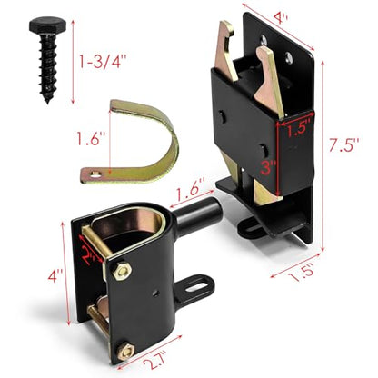 Heavy Duty 2 Way Farm Gate Latch, 2 Way Gate Latch, Suitable for Farms, Pastures, and Ranches
