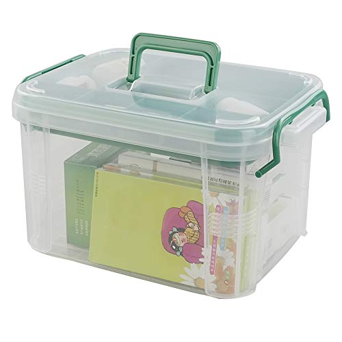 First Aid Kit Container, Clear Organizer Box, Medicine Organizer