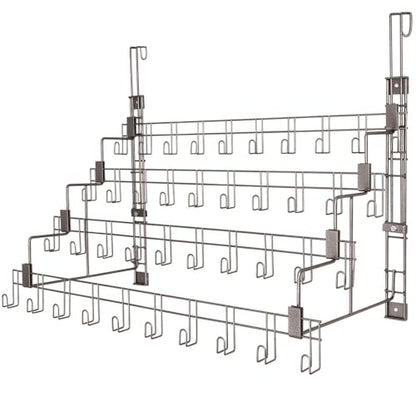 EASY-UP Schneiders Pro Portable Tiered Bridle and Tack Racks | Multi-Tier Horse Tack Storage for Barn and Shows | Durable Rust-Resistant Steel with Flexible Mounting - style: 40 Hook
