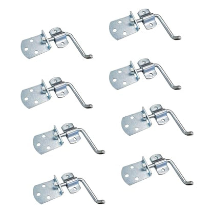 Mega Cargo Control 8 - Pack Straight Side Gate, Latch Set for Utility Trailer, Stake Body Gates, Sheds, Wood, Trucks, & Trailers - size: 8 - Pack
