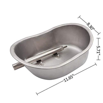 Automatic Pig Waterer Stainless Steel Pig Nipple Waterer | Durable and Rust-resistant, Wall Mounted Livestock Waterer 1/2" Thread, Suitable for Pigs, Hogs & Sows in Barns and Pens