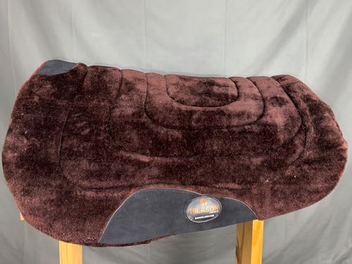 HILASON Western Endurance All Purpose Horse Fleece Saddle Pad - color: Brown