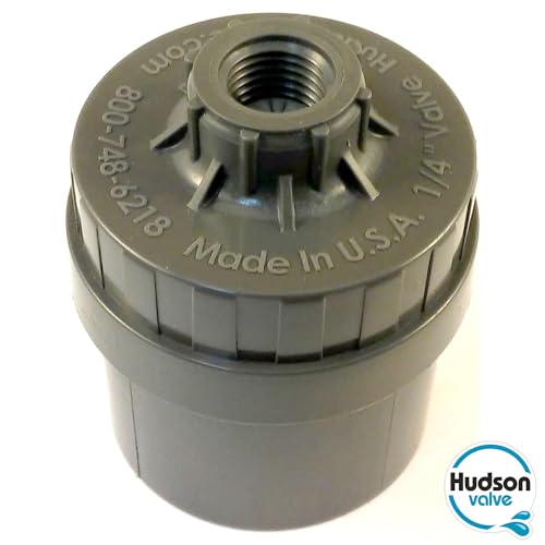 Hudson Valve 1/4" Self-Contained Automatic Water Float Valve (V-QTR) | Use for Pond Auto Fill, Livestock Tanks, Fountains, Troughs, Swimming Pools and More | Water Tank Float Valve