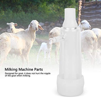 Goat Milking Liner Silicone PC Anti Fall Design for Dairy Goat Farmers Nipple Friendly Hose Connect Easy Clean 3 Month Service Life for Farm Dairy Operation