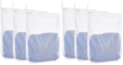 3 pcs Durable Honeycomb Mesh Laundry Bags for Delicates 12" x 15" (3 Medium) (Pack of 2) - size: 3 Medium (Pack of 2)