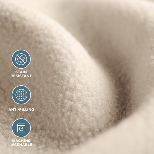 Bare Home Polar Fleece Blanket (King, Sand) - color: 11 - Sand, size: King