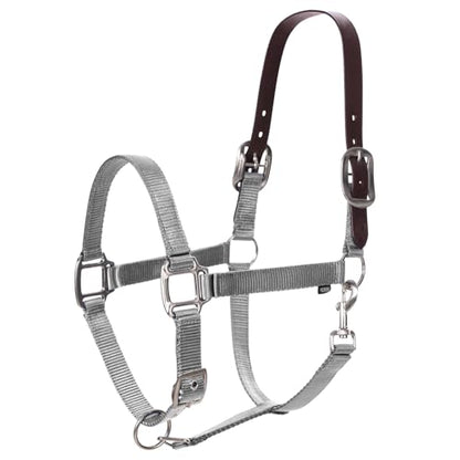 Equinavia Loki Adjustable Breakaway Horse Halter - Silver Sconce Gray - Cob - color: Silver Sconce Gray, size: Cob