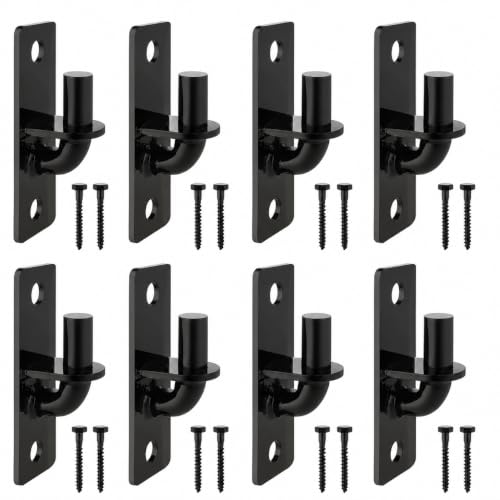 Gate Hinges Wall Mount with 5/8" Pin, 8 Pack Farm & Chain Link Gate Hinges - size: 8 Pack