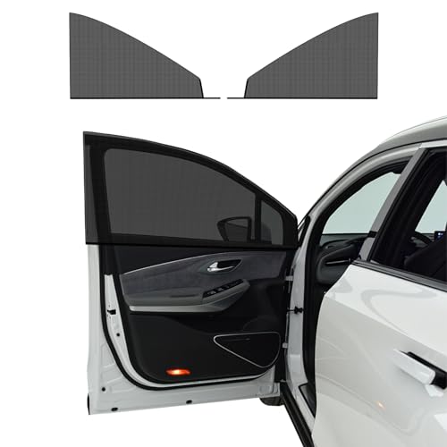 2PCS Car Window Shades, Heat & UV Block Mesh Cover, SUV Front - size: SUV Front
