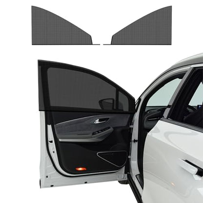 2PCS Car Window Shades, Heat & UV Block Mesh Cover, SUV Front - size: SUV Front