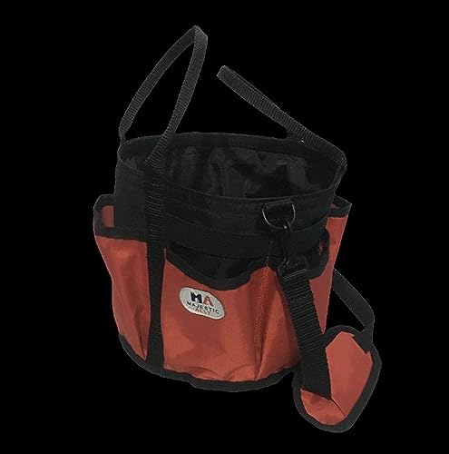 Majestic Ally horse Grooming Organizer Tote Bag - color: Red